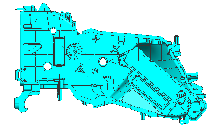 模具经典之作：汽車(chē)空调壳體(tǐ)模具结构剖析